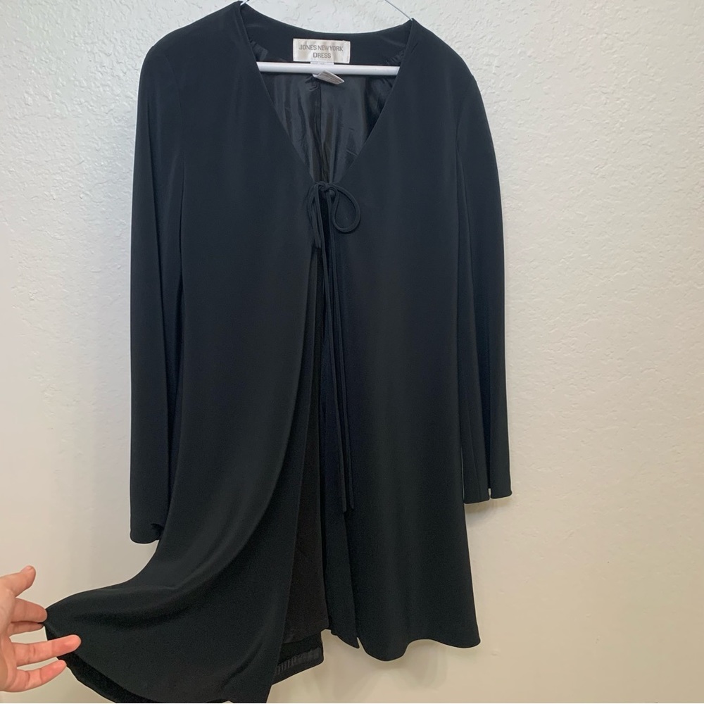 Jones New York black dress cape cover